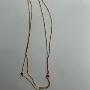 Elegant Gold Star Necklace